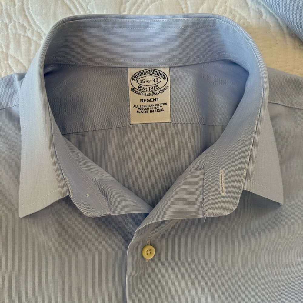 Brooks Brothers dress shirt.Regent fit.Size 15,5 - Picture 3 of 14